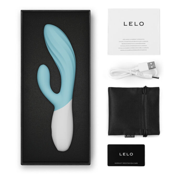 LELO - INA TWIST DOPPELVIBRATOR HASE FÜR G-PUNKT UND KLITORIS BLAU