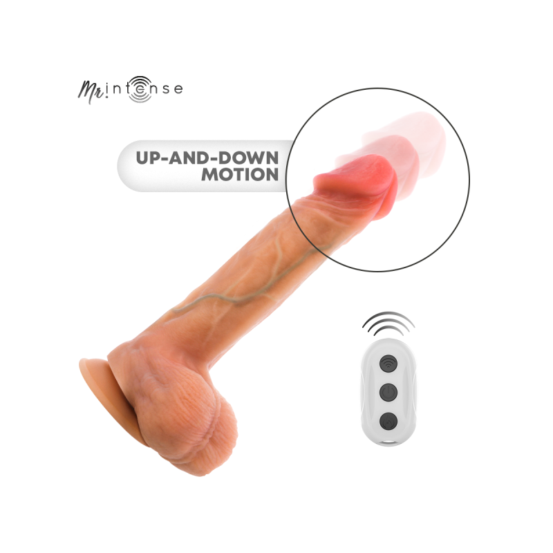 Mr Intense - Dildo Vibrante Logan In Silicone Con Effetto Calore E