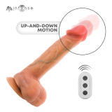 MR INTENSE - LOGAN DILDO VIBRADOR SILICONA CON EFECTO CALOR Y CONTROL REMOTO 20 CM -Ø- 4.1 CM