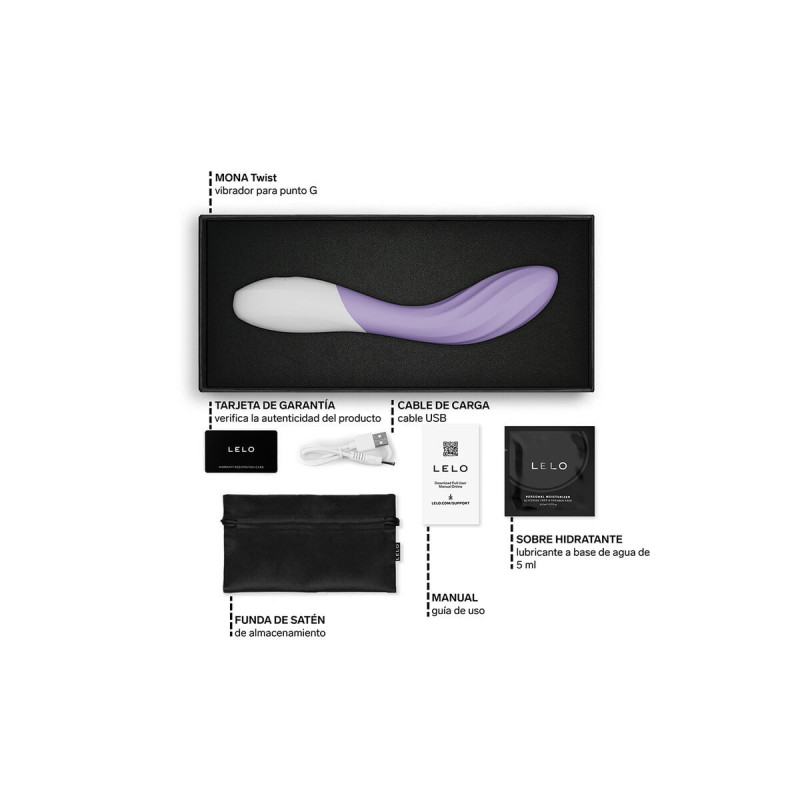 Lelo - Mona Twist Vibrador Para Punto G Recargable App Control