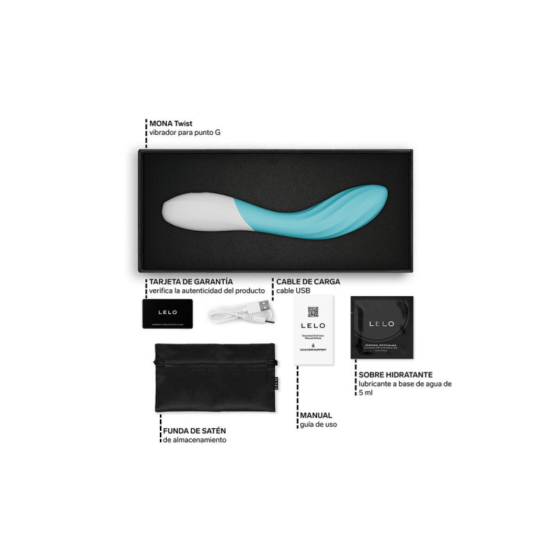 Lelo - Mona Twist Rechargeable App - Controlled G - Spot Vibrator