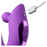 FANTASY FOR HER - HARMONI PRO PURPLE VIBRADOR RABBIT PARA PUNTO G Y CLÍTORIS