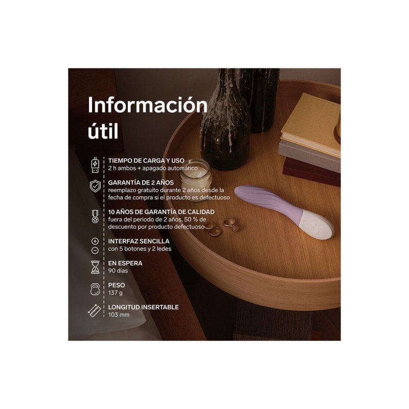 Lelo - Mona Twist Vibrador Para Punto G Recargable App Control