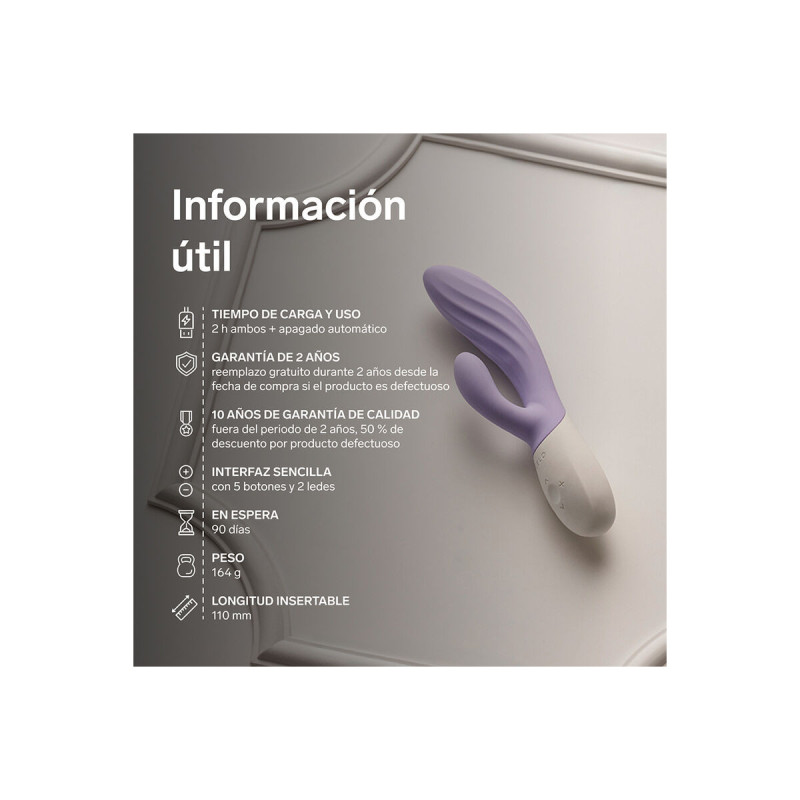 Lelo - Ina Twist Double Vibrateur Lapin Pour Le Point G Et Le