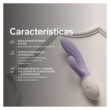 LELO - INA TWIST DOPPELVIBRATOR HASE FÜR G-PUNKT UND KLITORIS LAVENDEL