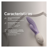 LELO - INA TWIST DOPPELVIBRATOR HASE FÜR G-PUNKT UND KLITORIS LAVENDEL