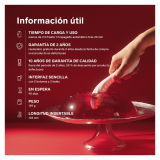 LELO - MONA SPECTRA MASSEUR INTIME À LUMIÈRE ROUGE RECHARGEABLE CONTRÔLÉ PAR APPLICATION
