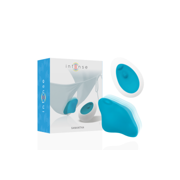 Intense - Samantha Pantie Télécommande Bleu | Vybes.it