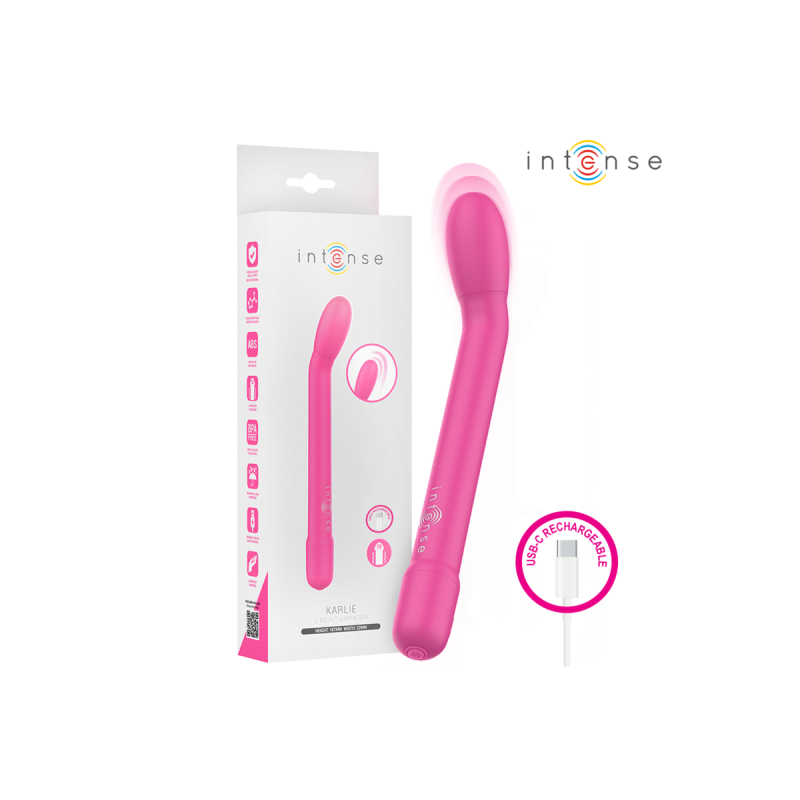 Intense - Karlie Estimulador Punto - G Recargable Rosa | Vybes.it