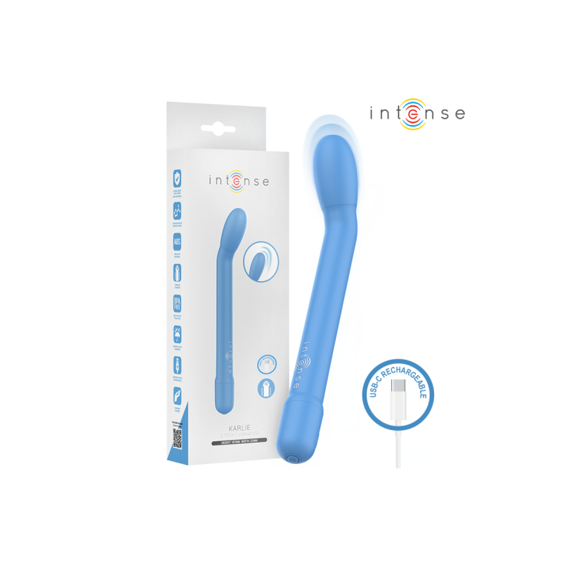 Intense - Karlie Estimulador Punto - G Recargable Azul | Vybes.it