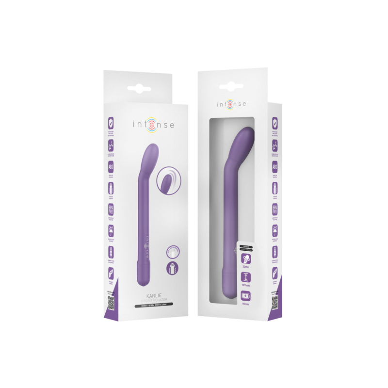 Intense - Karlie Estimulador Punto - G Recargable Morado | Vybes.it