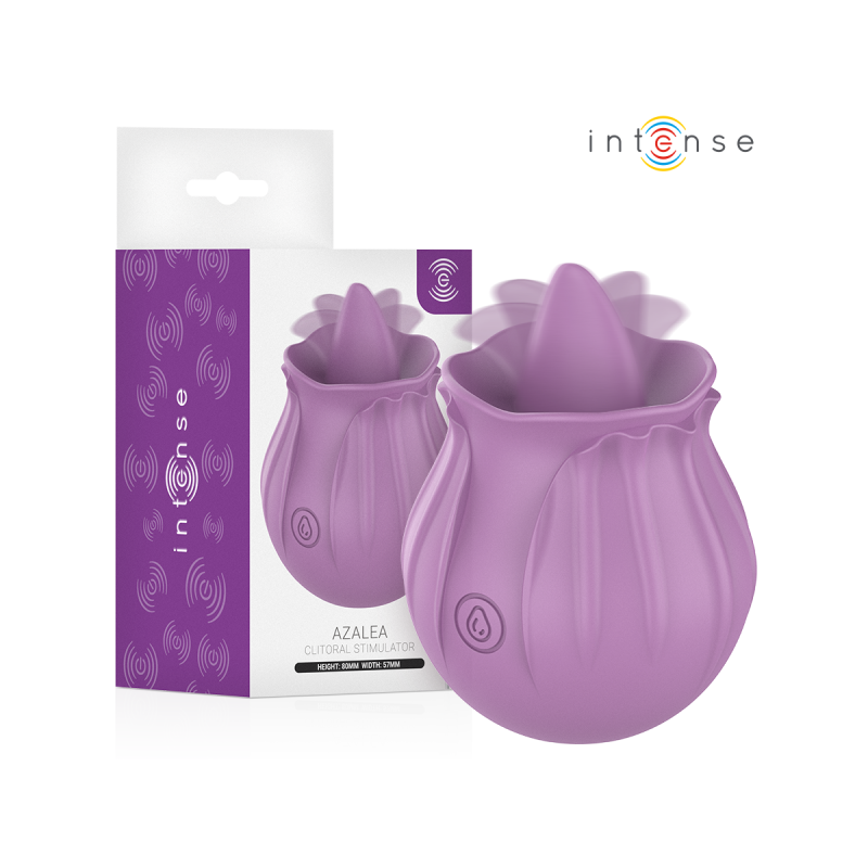 Intense - Azalea Flor Estimulador Lengua Base Magnética | Vybes.it
