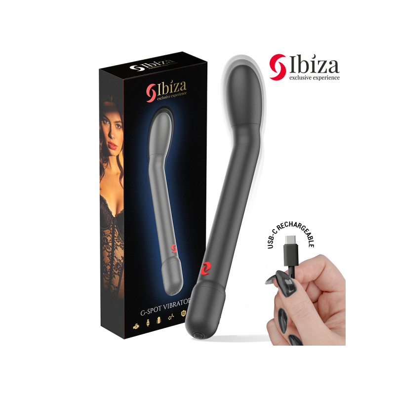 IBIZA - VIBRATEUR POINT G NOIR AVEC VIBRATION - IBIZA TECHNOLOGY - Vi…