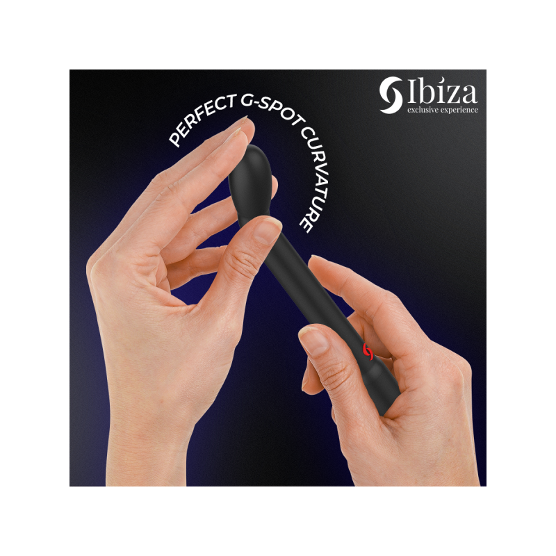 IBIZA - SCHWARZER G-PUNKT-VIBRATOR MIT VIBRATION - IBIZA TECHNOLOGY -…