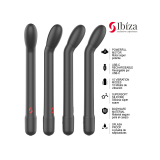 IBIZA - BLACK G-SPOT VIBRATOR WITH VIBRATION - IBIZA TECHNOLOGY - G S…