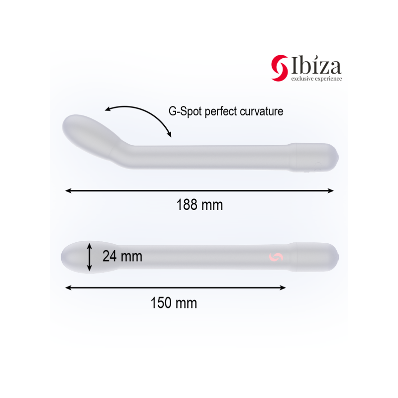 IBIZA - SCHWARZER G-PUNKT-VIBRATOR MIT VIBRATION - IBIZA TECHNOLOGY -…
