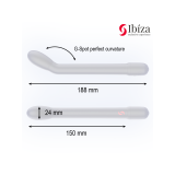 IBIZA - BLACK G-SPOT VIBRATOR WITH VIBRATION - IBIZA TECHNOLOGY - G S…