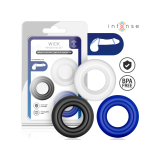 INTENSE - WICK SET OF 3 PENIS RINGS VARIOUS COLORS - INTENSE FOR HIM…