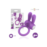 INTENSE - HOPPS VIBRATING PENIS RING WITH CLITORAL STIMULATION PURPLE: clitoral stimulator | Vybes.it