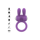 INTENSE - HOPPS VIBRATING PENIS RING WITH CLITORAL STIMULATION PURPLE: clitoral stimulator | Vybes.it