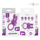 INTENSE - HOPPS VIBRIERENDER PENISRING MIT KLITORISSTIMULATION, LILA