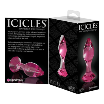 ICICLES - N. 79 PLUG ANAL EN VERRE