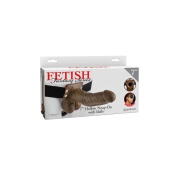 FETISH FANTASY SERIES - SANGLE CREUSE 7 AVEC BOULES : strap-on | Vybes.it