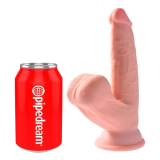 KING COCK - PLUS 3D DILDO SFERE OSCILLANTI 12.7 CM