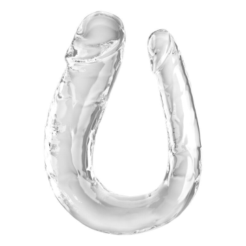 KING COCK - DOUBLE TROUBLE DOUBLE DILDO 44 CM CLEAR