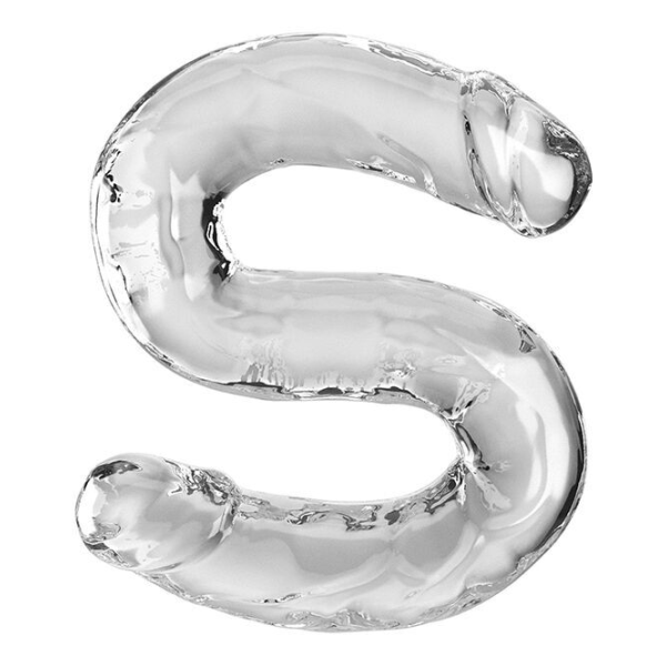 KING COCK - DOUBLE TROUBLE DOPPELDILDO 46 CM KLAR