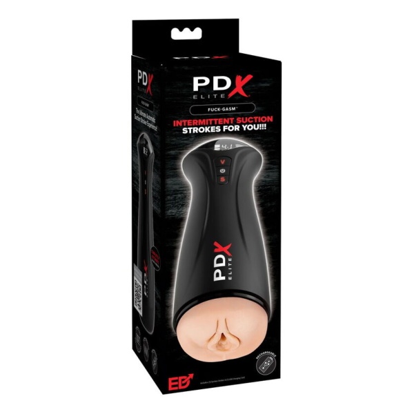 PDX ELITE - MASTURBATORE CON ASPIRAZIONE E VIBRAZIONE INTERMITTENTE FAP-GASM