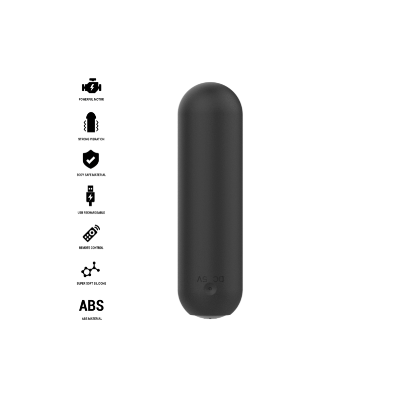 INTENSE - JUDY VIBRANT RECHARGEABLE AVEC TÉLÉCOMMANDE NOIR - INTENSE…