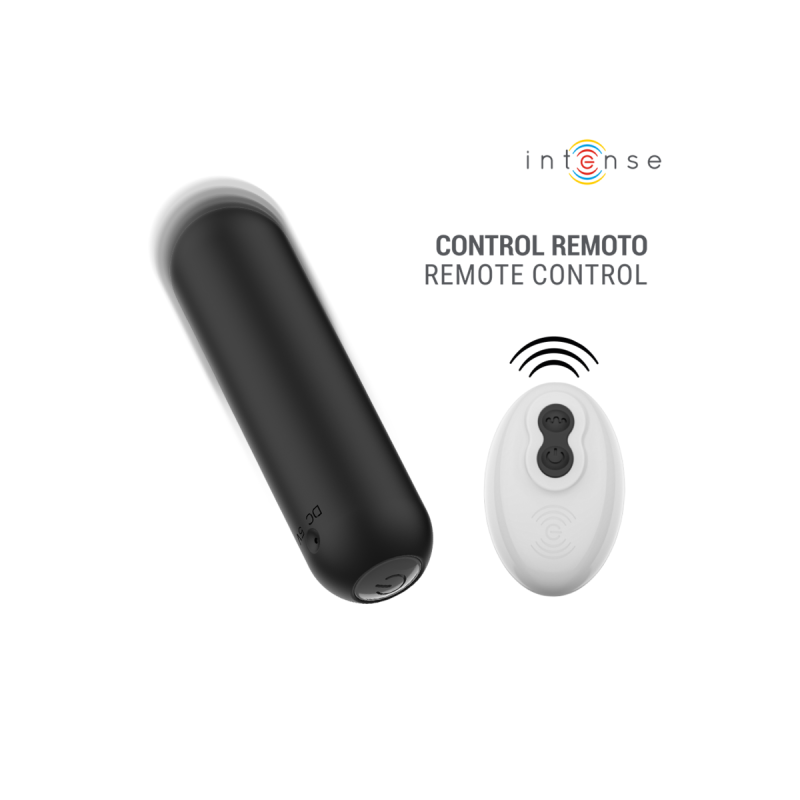INTENSE - JUDY VIBRANT RECHARGEABLE AVEC TÉLÉCOMMANDE NOIR - INTENSE…