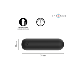 INTENSE - JUDY VIBRANT RECHARGEABLE AVEC TÉLÉCOMMANDE NOIR - INTENSE…