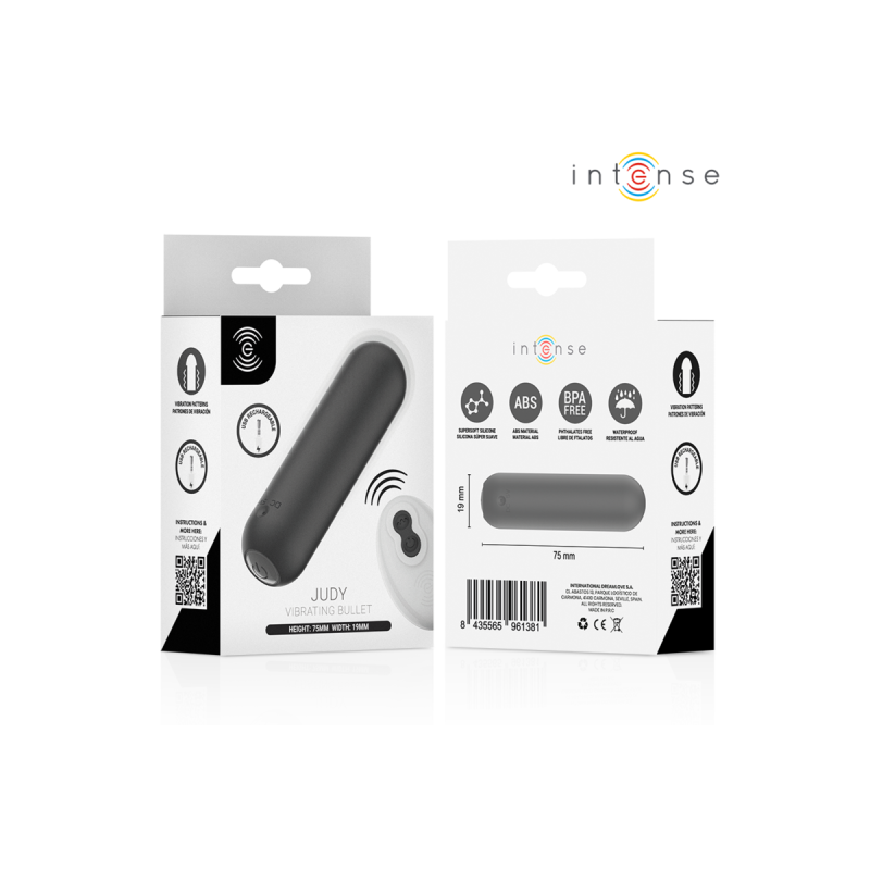 INTENSE - JUDY WIEDERAUFLADBARER VIBRATIONSKUGEL MIT FERNBEDIENUNG SC…