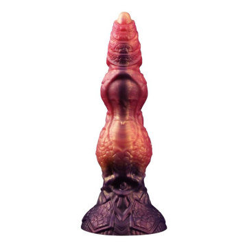 POWER MONSTERS - SAVAGE BEASTLORD TRICOLOR FANTASY SILICONE DILDO 24 CM Ø 5 CM
