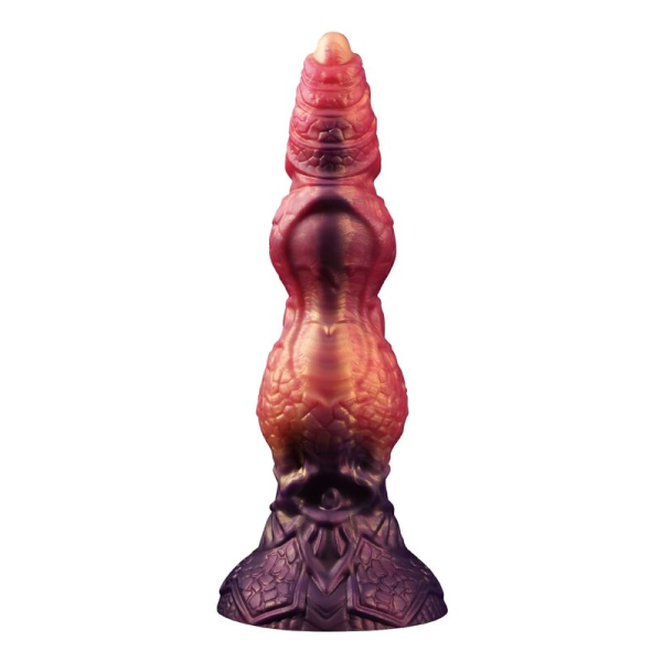POWER MONSTERS - SAVAGE BEASTLORD TRICOLOR FANTASY DILDO IN SILICONE 24 CM Ø 5 CM
