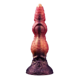 POWER MONSTERS - SAVAGE BEASTLORD TRICOLOR FANTASY DILDO IN SILICONE 24 CM Ø 5 CM