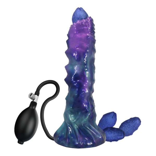POWER MONSTERS - DUSKWAKER SENTINEL GONFLABLE TRICOLOR EN SILICONE, 23 CM Ø 5 CM
