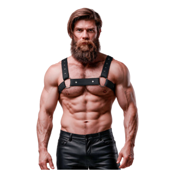 FETISH SUBMISSIVE ATTITUDINE - IMBRACATURA SPORTIVA REGOLABILE IN NEOPRENE PER UOMINI