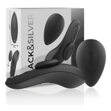 BLACK&SILVER - PRESTON PANTIE MAGNÉTICO VIBRADOR SILICONA REMOTO