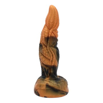 POWER MONSTERS - TYRANNOSAURE BICOLORE FANTASY GODEMICHET EN SILICONE 20,5 CM Ø 5 CM