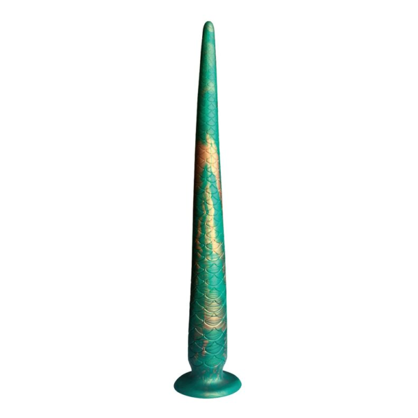 POWER MONSTERS - WILDWYRM TAIL BICOLOR FANTASY GODEMICHET EN SILICONE 47 CM Ø 4 CM