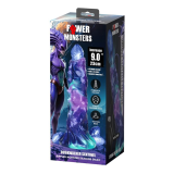 POWER MONSTERS - DUSKWALKER SENTINEL TRICOLOR INFLATABLE FANTASY SILICONE DILDO 23 CM Ø 5 CM