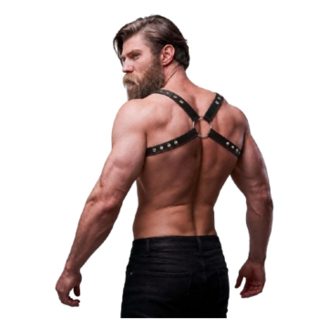 FETISH SUBMISSIVE ATTITUDE - ARNÉS ECOPIEL ESPALDA HOMBRE