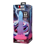 POWER MONSTERS - VOID PYTHON FANTASY DILDO MIT SAUGNAPF 20,5 CM Ø 5,2 CM BLAU, LILA & PINK