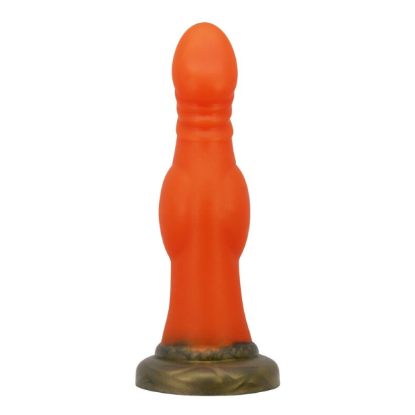 POWER MONSTERS - BLAZEHEART CHARGER FANTASY DILDO IN SILICONE 18,5 CM Ø 4,5 CM