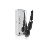 Black&Silver - Beck Bacchetta E Ventosa 2 In 1 In Silicone |