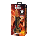 POWER MONSTERS - TYRANNOSAURUS BICOLOR FANTASY SILIKONDILDO 20,5 CM Ø 5 CM