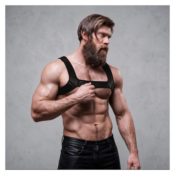 FETISH SUBMISSIVE ATTITUDE - ARNÉS NEOPRENO PECHO HOMBRE TALLA M